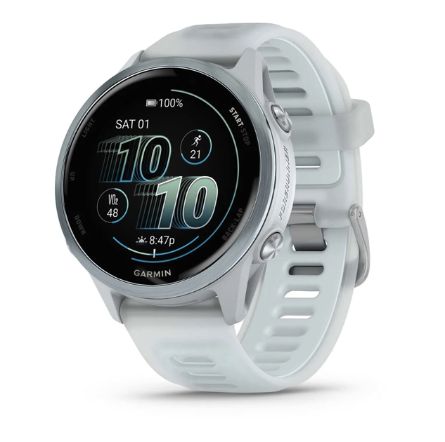 Смарт-годинник Garmin Forerunner 570 Amoled 42 мм ніжно-блакитний з білим ремінцем (010-02970-01) - Фото 1 Смарт-годинник Garmin Forerunner 570 Amoled 42 мм ніжно-блакитний з білим ремінцем (010-02970-01) - изображение 1