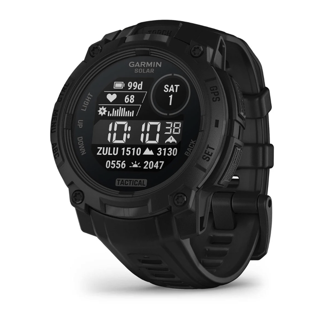 Смарт-годинник Garmin Instinct 3 (45 мм) Solar Tactical Edition Black (010-02934-50) Б\К - Фото 1 Смарт-годинник Garmin Instinct 3 (45 мм) Solar Tactical Edition Black (010-02934-50) Б\К - зображення 1