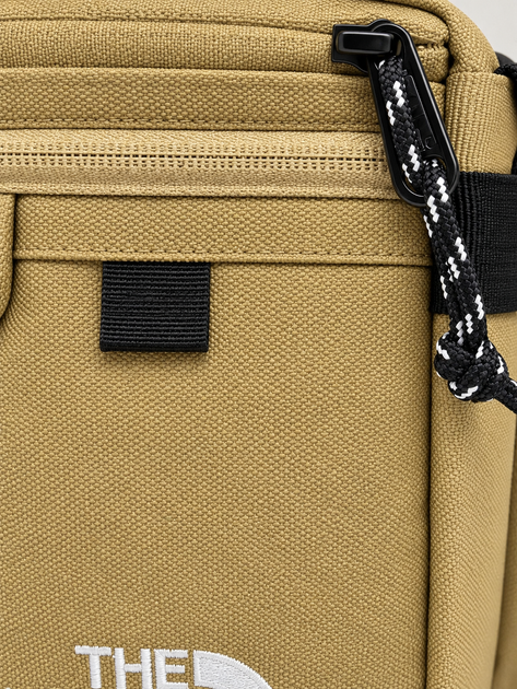 Сумка через плечо The North Face в бежевом цвете. - изображение 2