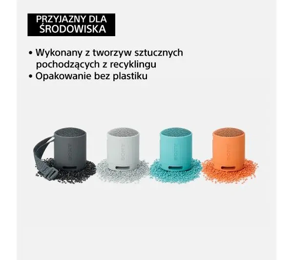 Bluetooth динамік Sony SRS-XB100 5W Чорний - изображение 10