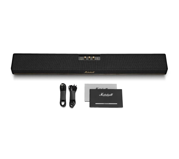 Саундбар Marshall Heston 120 150Вт Bluetooth AirPlay Dolby Atmos Чорний - Фото 10 Саундбар Marshall Heston 120 150Вт Bluetooth AirPlay Dolby Atmos Чорний - изображение 10