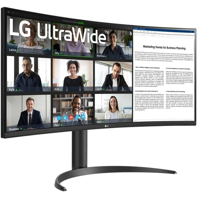 Монитор 34" LG 34WR55QK-B (34WR55QK-B.ADRZ) - изображение 3