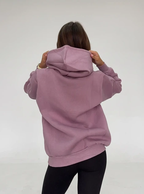 Жіноче худі з написом на флісі Pink Daisy Бузковий XL (6422) - Фото 2 Жіноче худі з написом на флісі Pink Daisy Бузковий XL (6422) - зображення 2