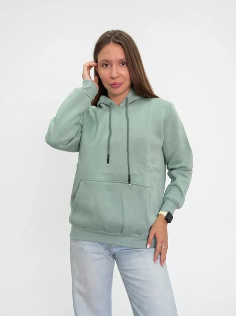Жіноче однотонне худі на флісі Pink Daisy Оливковий L (7430) - Фото 1 Жіноче однотонне худі на флісі Pink Daisy Оливковий L (7430) - зображення 1