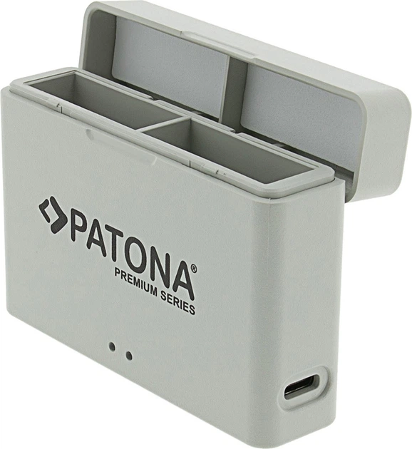 Зарядний пристрій PATONA Premium Dual для DJI Osmo Action 3 / 4 / 5 (4055655252300) - зображення 2