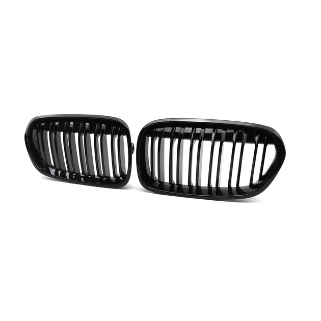 Ноздри решетки радиатора переднего бампера BMW 1 series F52 2016-2021 Black - изображение 4