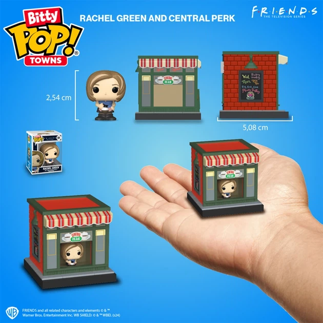 Набор фигурок Funko Bitty Pop Town Рэйчел в кофейне Central Perk серия Друзья 2 фигурки - изображение 3