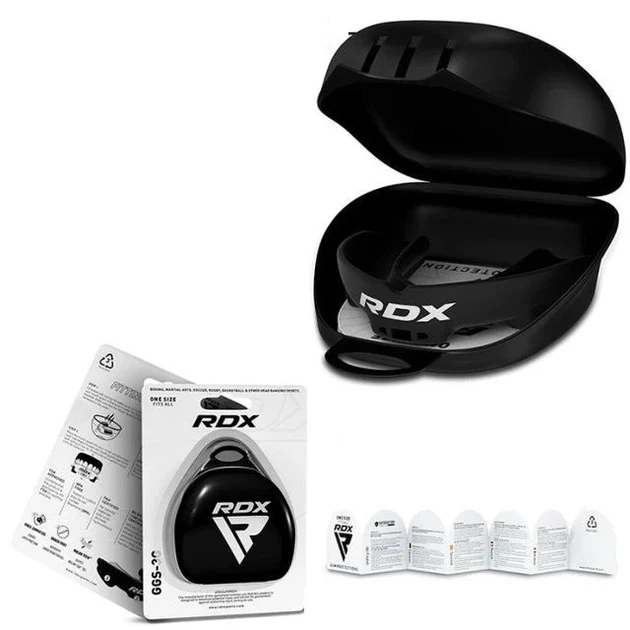 Капа RDX Inc термопластик одночелюстная 12+ черная - изображение 7