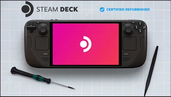 Консоль Valve Steam Deck OLED Certified Refurbished 1TB Black - зображення 2