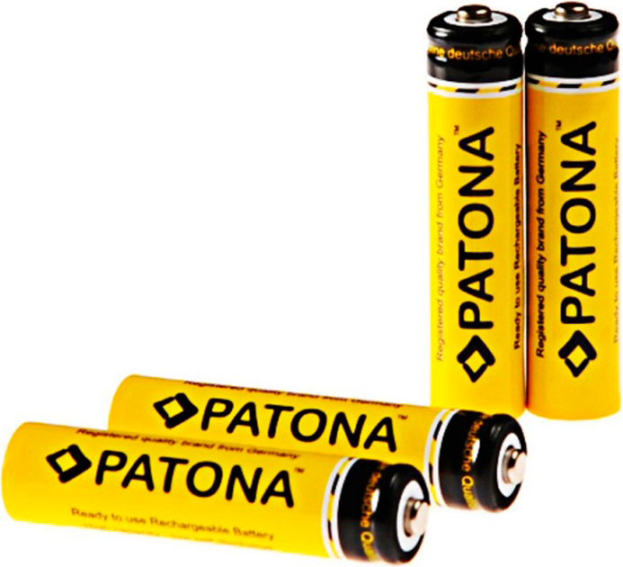 Акумулятор PATONA AAA LR3 900 mAh 4 шт (4260317092426) - Фото 1 Акумулятор PATONA AAA LR3 900 mAh 4 шт (4260317092426) - зображення 1
