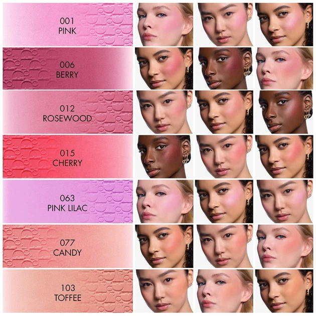Компактные румяна с pH-активированным цветом Dior Backstage Rosy Glow 006 - Berry 4.5 г - Фото 4 Компактные румяна с pH-активированным цветом Dior Backstage Rosy Glow 006 - Berry 4.5 г - изображение 4