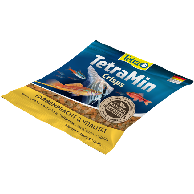 Корм Tetra Min Crisps для аквариумных рыбок, 12 г (чипсы) - Фото 4 Корм Tetra Min Crisps для аквариумных рыбок, 12 г (чипсы) - изображение 4
