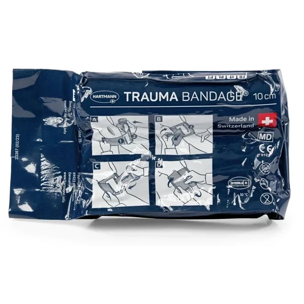 Бандаж HARTMANN TRAUMA BANDAGE 10 см (4") для N-аппликатора давления (израильский бандаж, бандаж Хартмана) - изображение 4