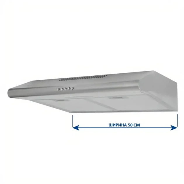 Витяжка Ventolux PARMA 50 INOX - Фото 1 Витяжка Ventolux PARMA 50 INOX - изображение 1