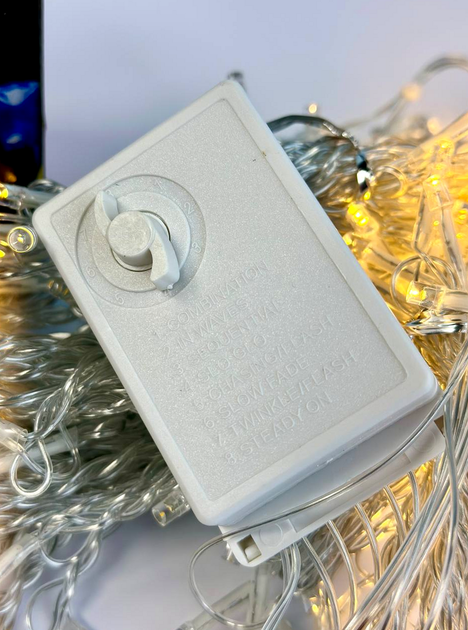 Гірлянда Водоспад 300 Led 3m на 220V Тепле світло - зображення 4