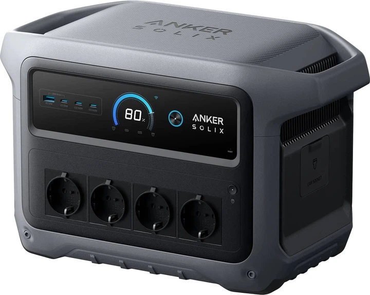 Станція резервного живлення Anker Solix C1000X Gen2 / 2000 Вт / 1024 Вт⋅год / LiFePO4 / євророзетки - Фото 1 Станція резервного живлення Anker Solix C1000X Gen2 / 2000 Вт / 1024 Вт⋅год / LiFePO4 / євророзетки - изображение 1