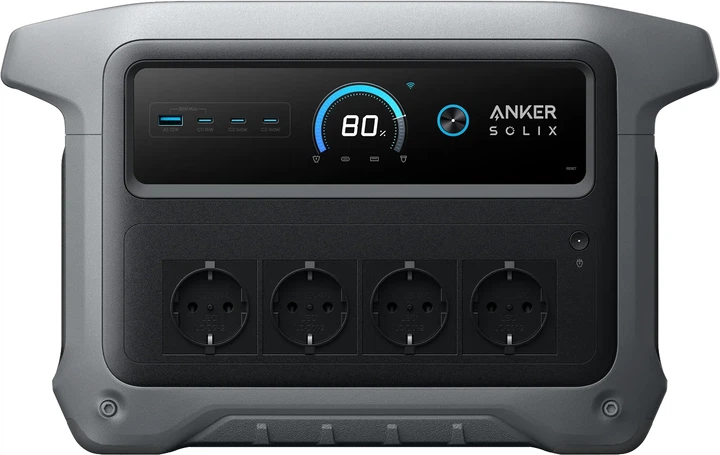 Станція резервного живлення Anker Solix C1000X Gen2 / 2000 Вт / 1024 Вт⋅год / LiFePO4 / євророзетки - Фото 2 Станція резервного живлення Anker Solix C1000X Gen2 / 2000 Вт / 1024 Вт⋅год / LiFePO4 / євророзетки - изображение 2
