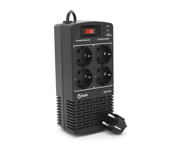 Стабилизатор напряжения релейный Europower EPX-1204 1200VA 600W - Фото 1 Стабилизатор напряжения релейный Europower EPX-1204 1200VA 600W - изображение 1