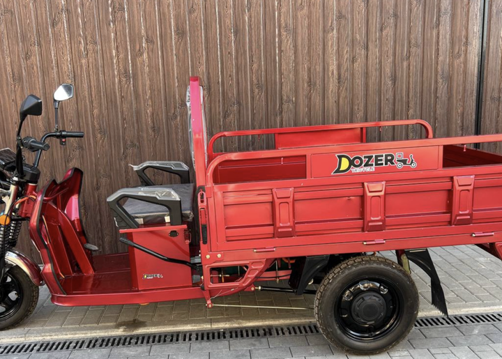 Вантажний електротрицикл DOZER Model 3Е 1500W 60V 58Ah триколісний електроскутер самоскид Дозер Модель 3Е - изображение 4