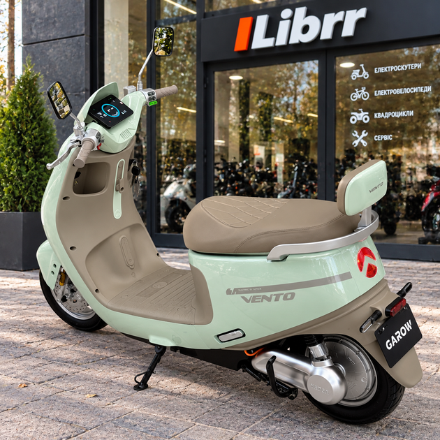 Електричний мопед Garow Vento LE-688104 1200W графеновий акумулятор 72V 23Ah гідравлічні дискові гальма NFC - изображение 4