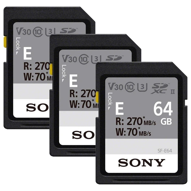 Карта памяти Sony SDXC 128 ГБ UHS-II U3 V60 R270/W100 МБ/с Entry - изображение 2