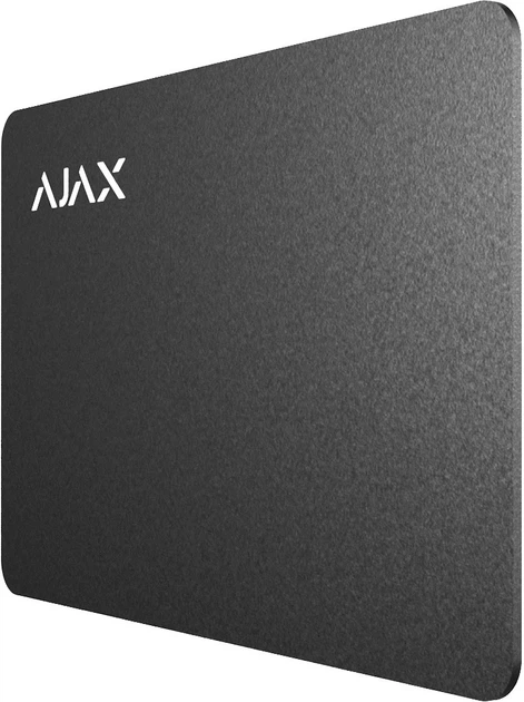 Картка безконтактна Ajax Pass 1шт DESFire 86x54x0,8 мм чорна - зображення 6