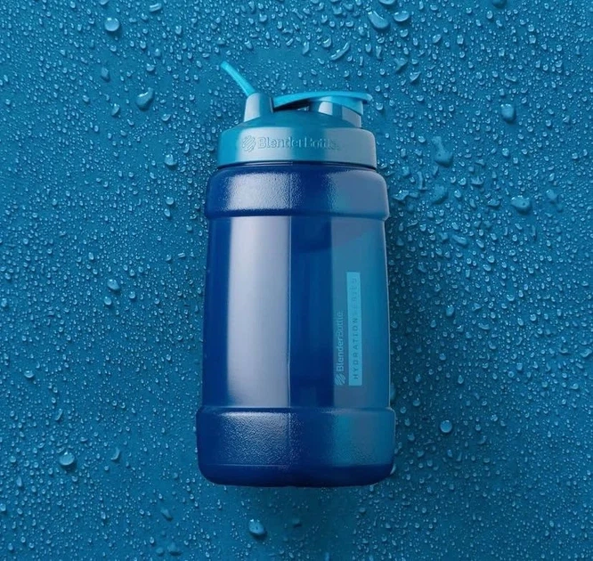 Пляшка для води BlenderBottle Тритан 2200 мл Синя - Фото 5 Пляшка для води BlenderBottle Тритан 2200 мл Синя - зображення 5
