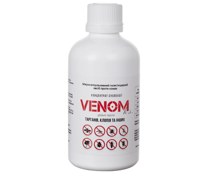 Концентрат от мух комаров тараканов клопов Venom k.s. 100 мл (P000323) - Фото 3 Концентрат от мух комаров тараканов клопов Venom k.s. 100 мл (P000323) - изображение 3