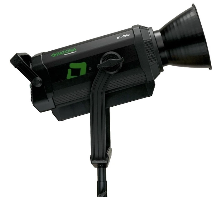 Студійне світлодіодне світло PATONA Premium ML-6000 Bi-Color COB 600W 150000 Lux / 1 m Bowens (4055655253246) - Фото 5 Студійне світлодіодне світло PATONA Premium ML-6000 Bi-Color COB 600W 150000 Lux / 1 m Bowens (4055655253246) - зображення 5