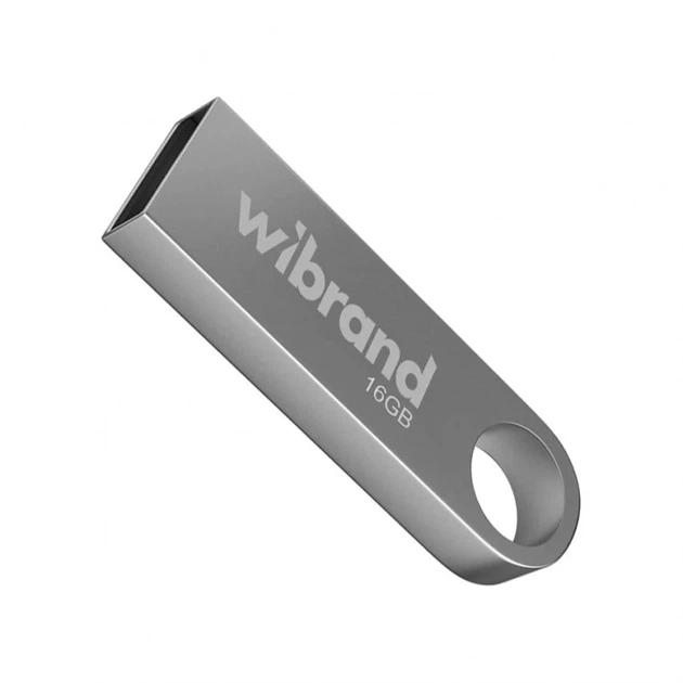Флеш-память USB Wibrand Puma 16 ГБ USB 2.0 металлическая моноблок серебристая - Фото 1 Флеш-память USB Wibrand Puma 16 ГБ USB 2.0 металлическая моноблок серебристая - изображение 1