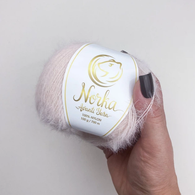 Пряжа Avanti Yarn Norka 100г пухнаста для в'язання іграшок одягу аксесуарів ніжно-рожева (10300917) - Фото 3 Пряжа Avanti Yarn Norka 100г пухнаста для в'язання іграшок одягу аксесуарів ніжно-рожева (10300917) - изображение 3