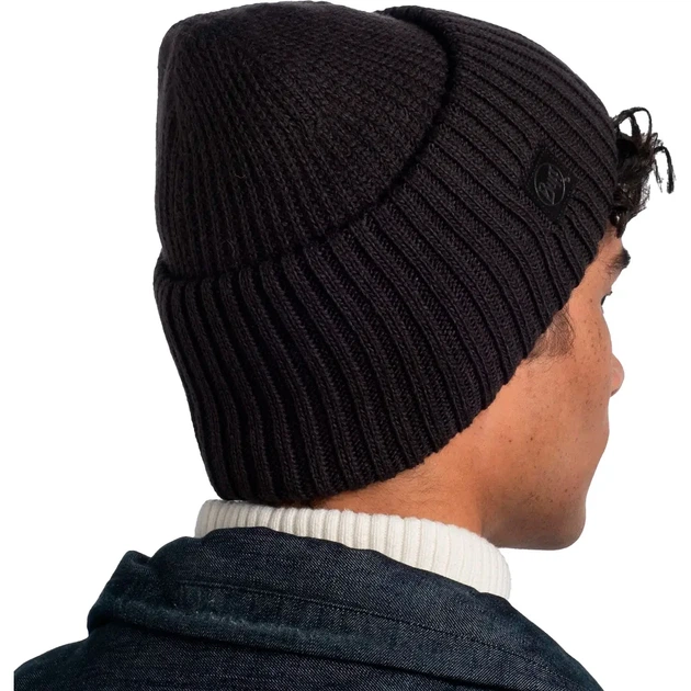 Шапка Buff Knitted Hat Rutger Graphite - Фото 4 Шапка Buff Knitted Hat Rutger Graphite - изображение 4