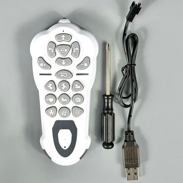 Робот-собака на радиоуправлении с Bluetooth-колонкой 24см 25см S-Cyberdog BG 1544 Белый - изображение 6