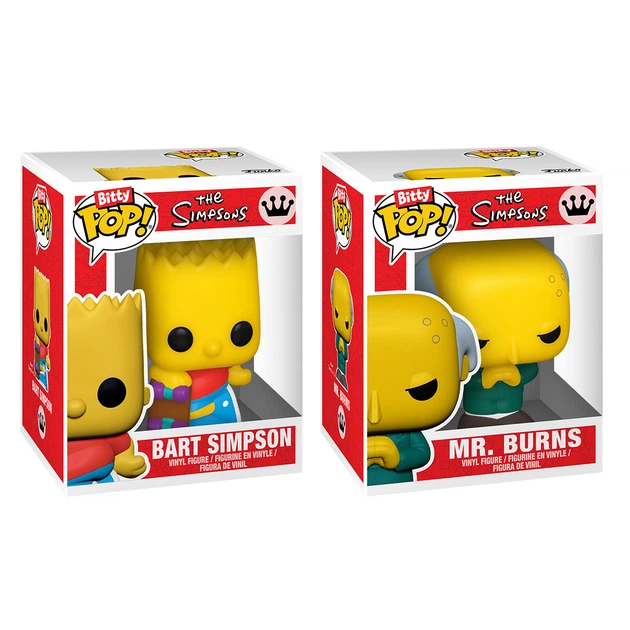 Набор игровых фигурок Funko Bitty POP! Симпсоны Барт и Мистер Бернс виниловые мини-фигурки 94216 - Фото 2 Набор игровых фигурок Funko Bitty POP! Симпсоны Барт и Мистер Бернс виниловые мини-фигурки 94216 - изображение 2