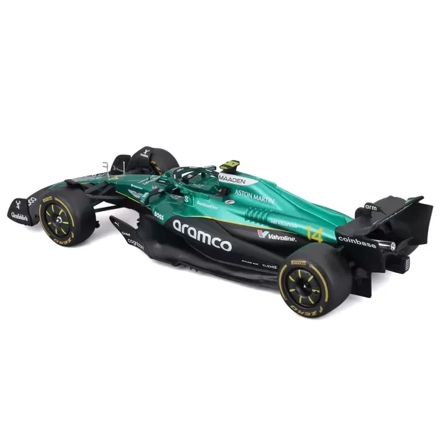 Коллекционная модель Bburago Aston Martin AMR25 Формула-1 2025 с фигуркой 1:24 18-28071 #14 - изображение 6
