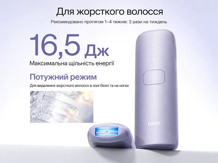 Фотоэпилятор ULIKE Air 3 IPL Lavander с охлаждением Sapphire Ice Cooling для безболезненной эпиляции - Фото 5 Фотоэпилятор ULIKE Air 3 IPL Lavander с охлаждением Sapphire Ice Cooling для безболезненной эпиляции - изображение 5