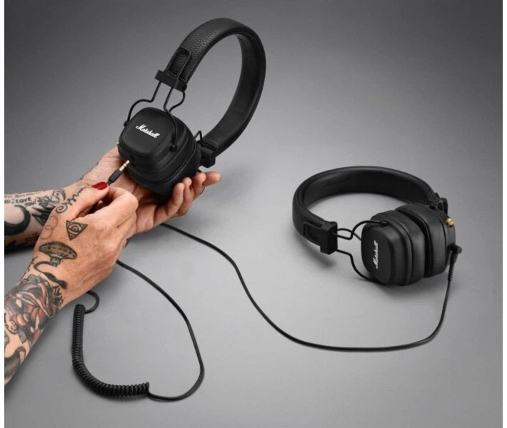 Bluetooth-гарнитура Marshall Major IV Black (1005773) - изображение 7