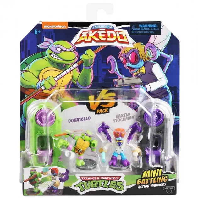 Игровой набор Akedo TMNT Набор для поединка Донателло и Бакстер (123220) - изображение 2