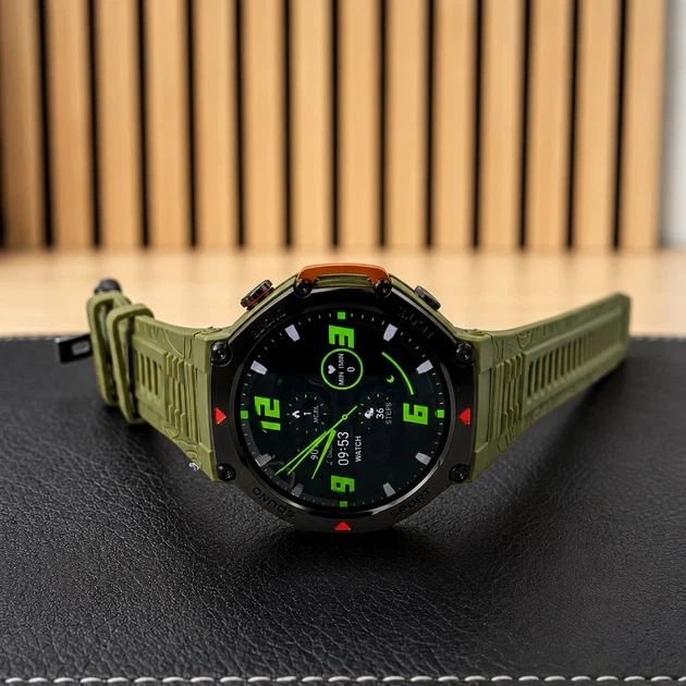 Умные часы Modfit Navigator Al Green с GPS, компасом и водозащитой 5 ATM - Фото 5 Умные часы Modfit Navigator Al Green с GPS, компасом и водозащитой 5 ATM - изображение 5