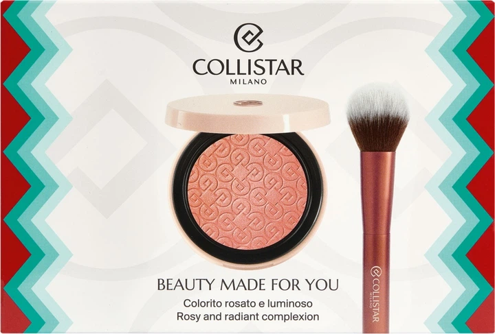 Zestaw kosmetyków do makijażu Collistar Róż do policzków Impeccabile Maxi Blush 09 Sienna 8 g + Pędzel do makijażu (8015150011044) - obraz 3