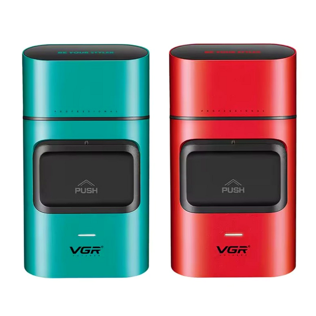 Электробритва двойное лезвие 2000mAh 9000RPM VGR V-307 Зеленый - изображение 8