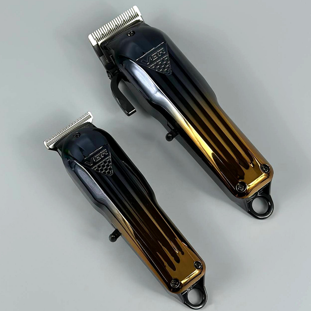 Мужской набор 3в1 аккумуляторная машинка триммер электробритва VGR V-644 черный - изображение 8