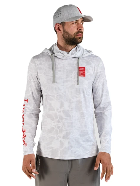 Джемпер с капюшоном Lucky John Sun Pro Hoodie Gray быстросохнущий 04 р. XL - изображение 4