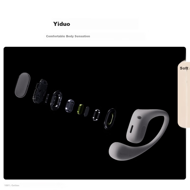 Навушники Huawei FreeArc Black (T0021) - зображення 5