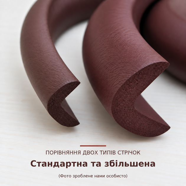 Стрічка кутова захисна на кути меблів 2метри. Біла. "стандартна" товщина - зображення 5