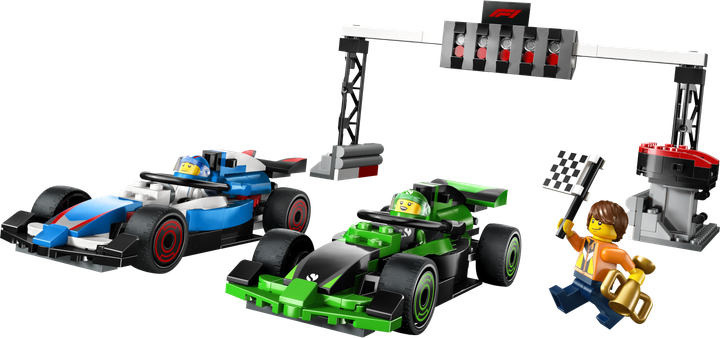 Zestaw klocków LEGO City Padok F1 z bolidami VCARB i Sauber 313 elementów (60474) - obraz 2