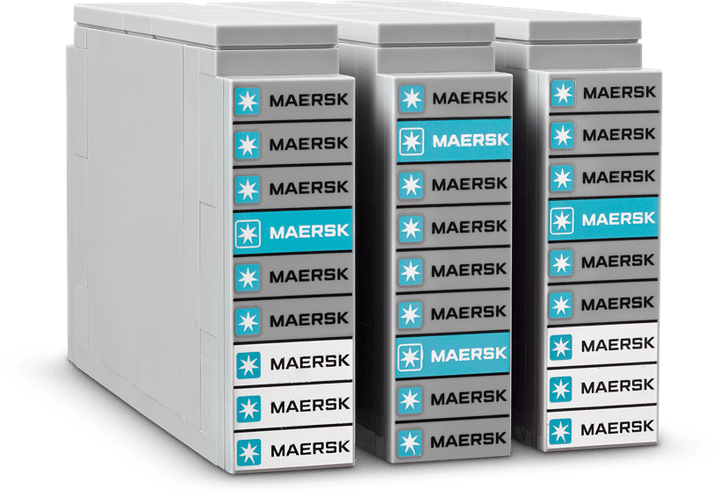 Конструктор LEGO Контейнеровоз Maersk с двухтопливным двигателем 1516 деталей (40955) - Фото 6 Конструктор LEGO Контейнеровоз Maersk с двухтопливным двигателем 1516 деталей (40955) - изображение 6