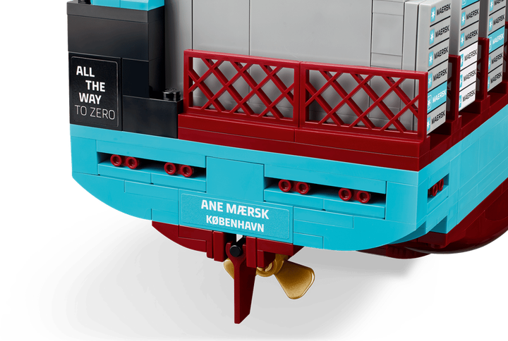 Конструктор LEGO Контейнеровоз Maersk с двухтопливным двигателем 1516 деталей (40955) - Фото 8 Конструктор LEGO Контейнеровоз Maersk с двухтопливным двигателем 1516 деталей (40955) - изображение 8