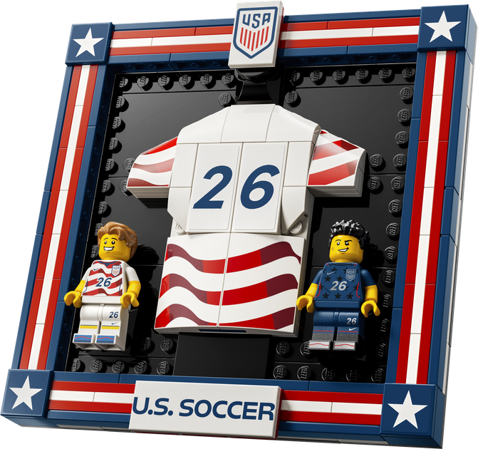 Конструктор LEGO Editions Футболка национальной сборной США по футболу 2026 года 167 деталей (43033) - изображение 2