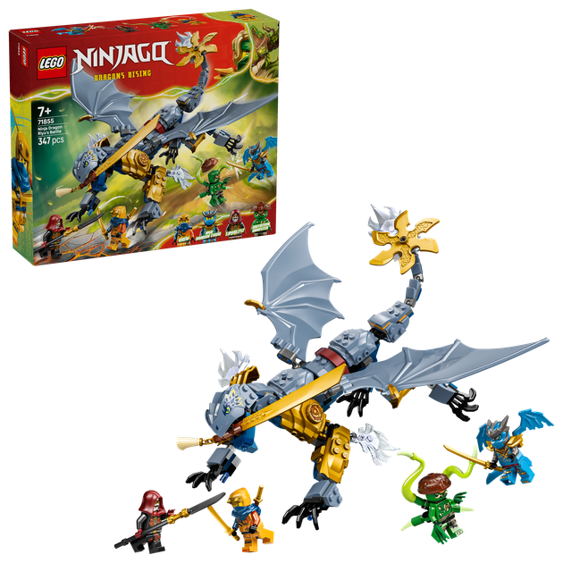 Конструктор LEGO Ninjago Битва дракона Рию 347 элемента (71855) - изображение 4